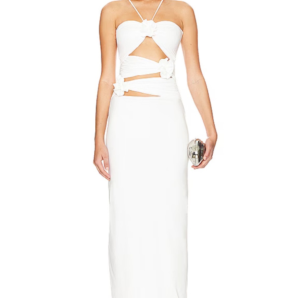 Maygel Coronel Veranera Dress in Off White